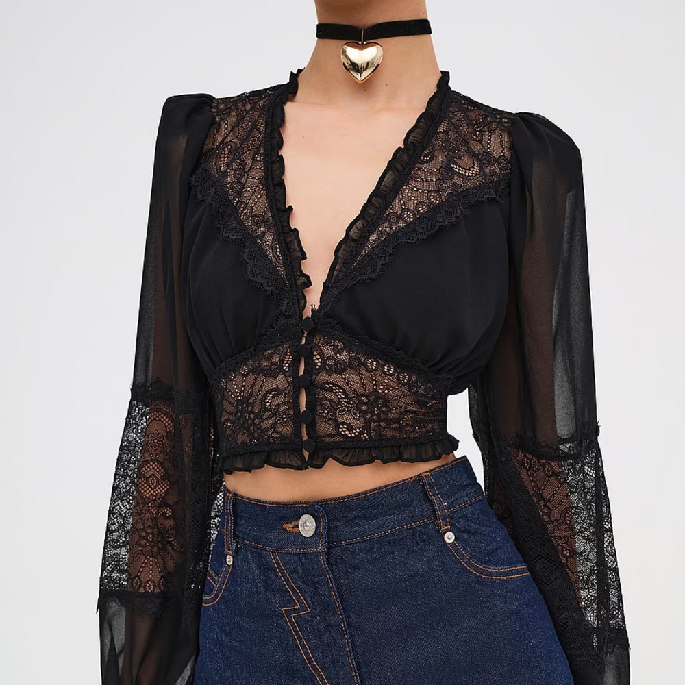 For Love And Lemons Freya Blouse
